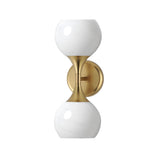Neve Wall Sconce Natural Aged Brass by Maxim Lighting