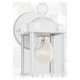 New Castle Outdoor Wall Lantern — 4.25 Inch, White