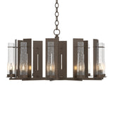 New Town 10 Arm Chandelier in Bronze by Hubbardton Forge