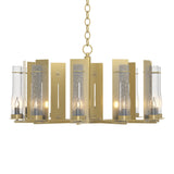 New Town 10 Arm Chandelier in Modern Brass by Hubbardton Forge