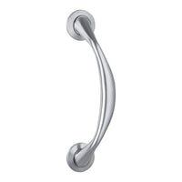 Nice Door Pull in Polished Chrome / Satin Chrome by Colombo Design