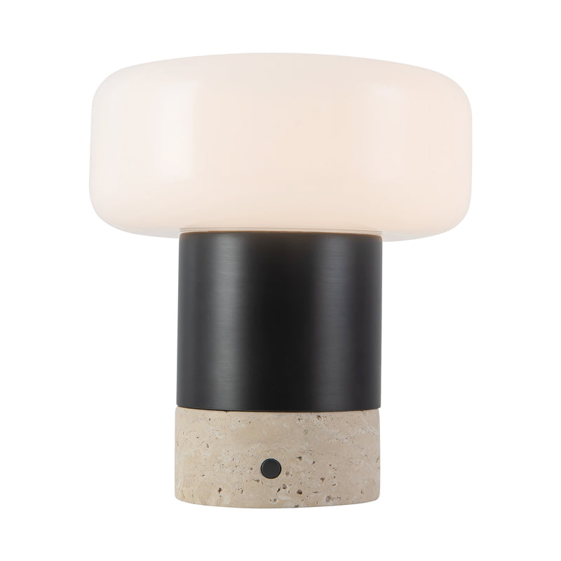 Niko Table Lamp — Urban Bronze/Matte Opal Glass