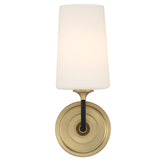 Niles 1 Light Sconce By Crystorama-Front View