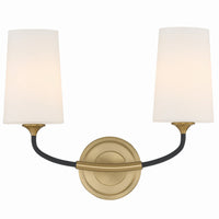 Niles 2 Light Sconce By Crystorama