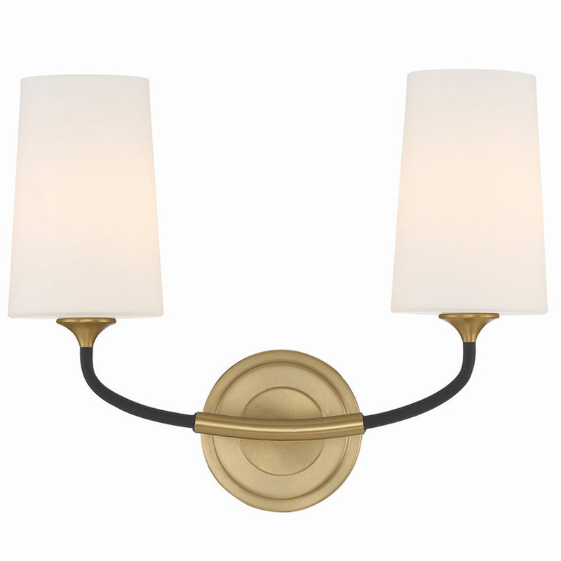 Niles 2 Light Sconce By Crystorama
