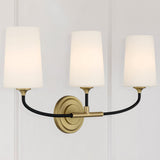 Niles 3 Light Sconce By Crystorama-Detailed View