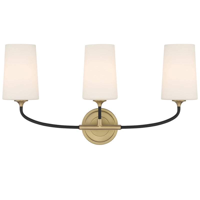 Niles 3 Light Sconce By Crystorama