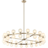 Nimbus Chandelier Medium Champange Gold By Matteo