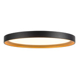 Nix Flush Mount — 15 Inch, Black