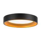 Nix Flush Mount — 7 Inch, Black
