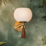 Niya Wall Sconce 1 Light By Mitzi Front View 2