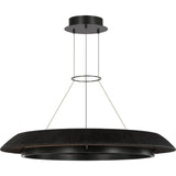 Noa Chandelier — Large, Bronze, Washed Black