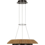 Noa Chandelier — Small, Bronze, Natural
