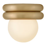 Noa Convertible Flush Mount - Lacquered Brass