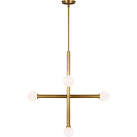 Nodes Chandelier — 27 1/4", Burnished Brass
