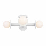 Nodes Semi-Flush Ceiling Light by Visual Comfort Studio - Matte White