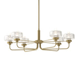 Nola Pendant in Modern Brass, Clear Glass by Hubbardton Forge