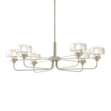 Nola Pendant in Sterling, Clear Glass by Hubbardton Forge