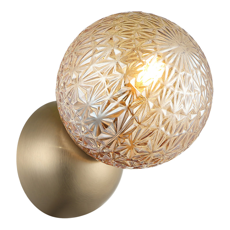 Nola Wall Sconce 6 Inch Champagne Gold