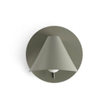 Noon Wall Sconce Moss Grey by Faro Barcelona