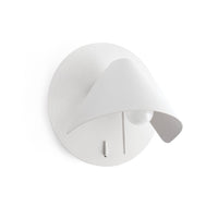 Noon Wall Sconce White by Faro Barcelona