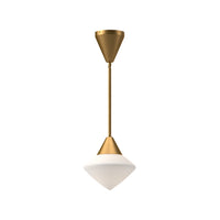 Nora Pendant — 8 Inch, Aged Gold