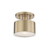 Nora Semi Flush - Aged Brass