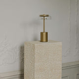 Nordic Gold/Clear Blossi Mini Portable Table Lamp by Nuura