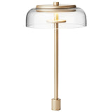 Nordic Gold/Clear Small Blossi In-set Table Lamp by Nuura
