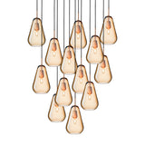 Nordic Gold/Gold Anoli 13 Multi-Light Suspension by Nuura