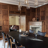 Nordic Gold/Gold Anoli 3 Multi-Light Suspension by Nuura in Dining Room