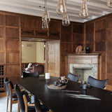 Nordic Gold/Gold Anoli 6 Multi-Light Suspension by Nuura in Dining Room