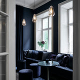 Nordic Gold/Gold Medium Anoli Pendant Light by Nuura in Living Room