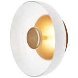 Nordic Gold/Opal Blossi Wall Light by Nuura