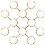 Nordic Gold/Opal Liila 12 Wall/Ceiling Light by Nuura