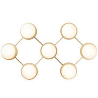 Nordic Gold/Opal Liila 7 Wall/Ceiling Light by Nuura
