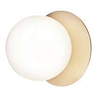 Nordic Gold/Opal Medium Liila Ceiling/Wall Light by Nuura