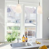 Nordic Gold/Opal Small Anoli Pendant Light by Nuura in Kitchen