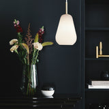 Nordic Gold/Opal Small Anoli Pendant Light by Nuura