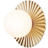 Nordic Gold/Opal Small Liila Muuse Ceiling/Wall Light by Nuura
