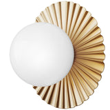 Nordic Gold/Opal Small Liila Muuse Ceiling/Wall Light by Nuura