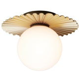 Nordic Gold/Opal Small Liila Muuse Ceiling/Wall Light by Nuura