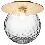 Nordic Gold/Optic Clear Large Liila Ceiling/Wall Light by Nuura