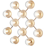 Nordic Gold/Optic Clear Liila 12 Wall/Ceiling Light by Nuura