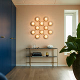 Nordic Gold/Optic Clear Liila 12 Wall/Ceiling Light by Nuura