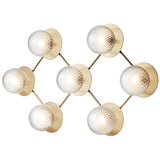 Nordic Gold/Optic Clear Liila 7 Wall/Ceiling Light by Nuura