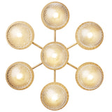 Nordic Gold/Optic Clear Liila Star Wall/Ceiling Light by Nuura
