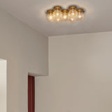 Nordic Gold/Optic Clear Liila Star Wall/Ceiling Light by Nuura