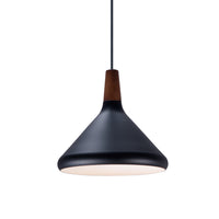 Nordic Pendant Walnut / Black by Maxim Lighting
