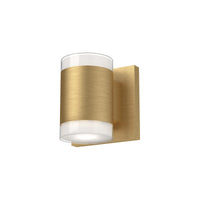 Norfolk Wall Sconce — 5 Inch, Brushed Gold